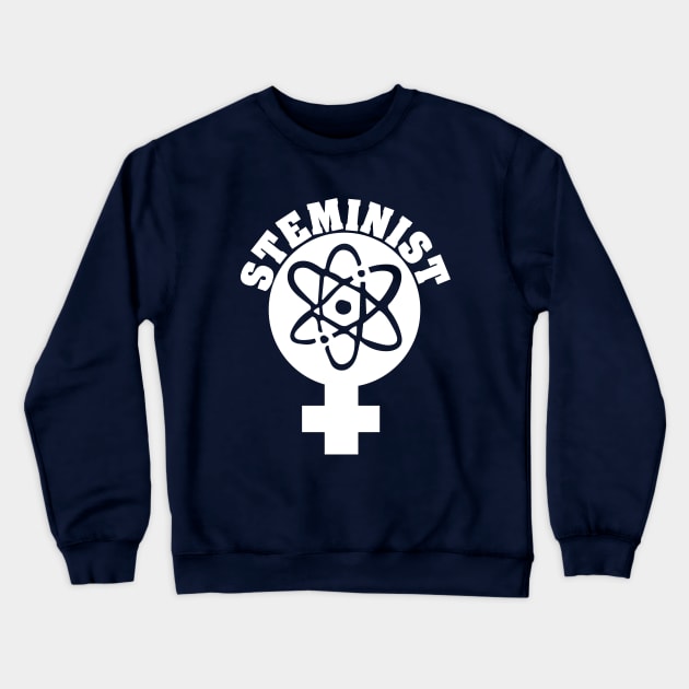 STEMINIST feminist STEM geek Crewneck Sweatshirt by bubbsnugg